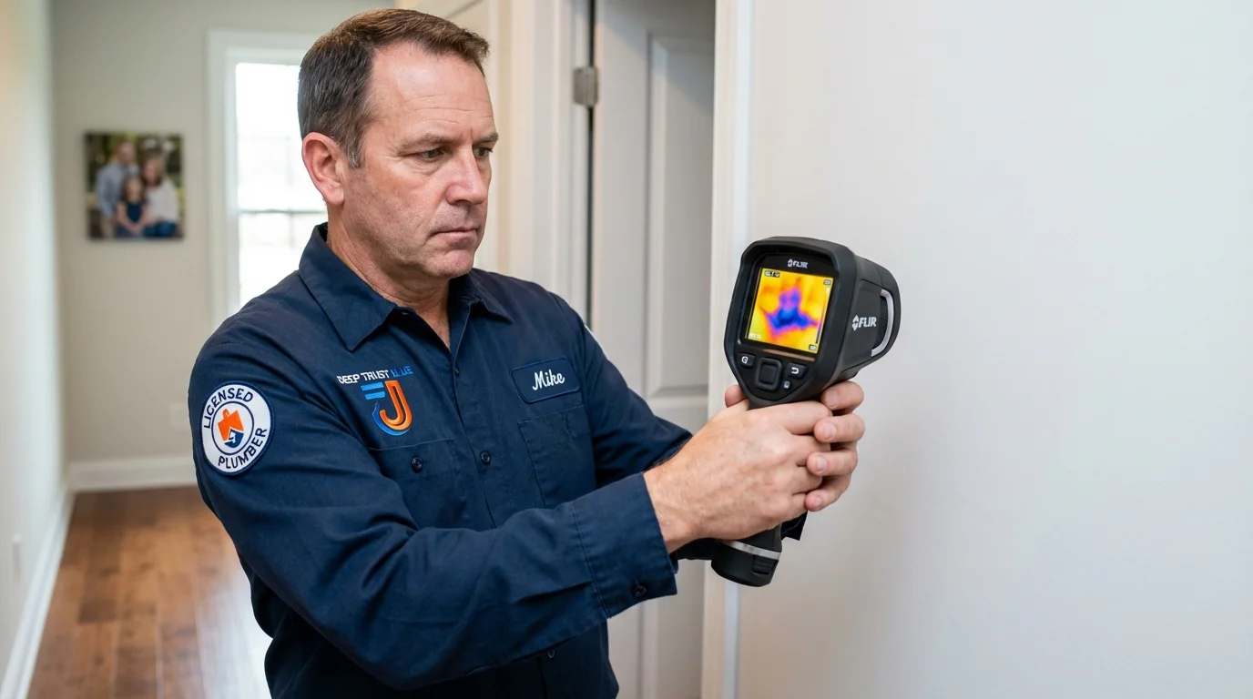 Thermal imaging leak detection by Johns Plumbing LLC in Lewistown